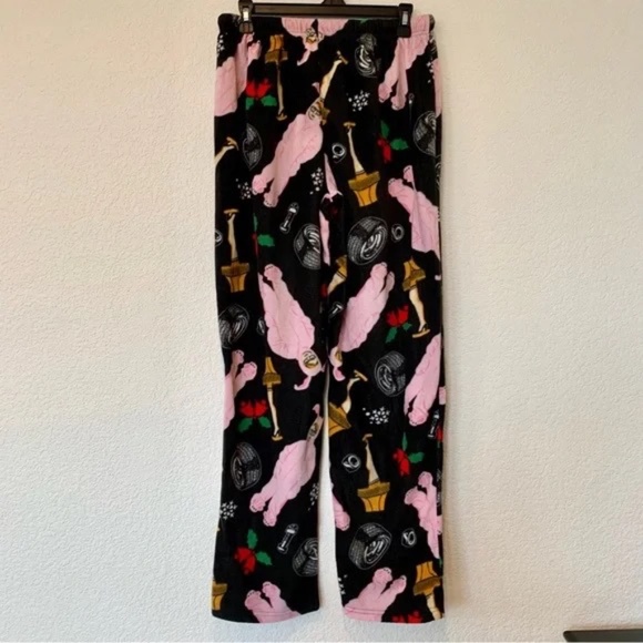 A CHRISTMAS STORY Mens 2PC Ralphie Leg Lamp Sleep Set Sleepwear Pajamas Large - Picture 4 of 4